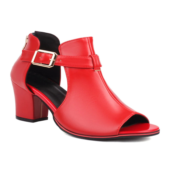 Fun Summer Chunky Heel Sandals