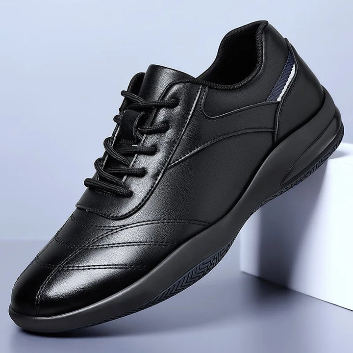 Genuine Cow Leather Sport Casual Sneakers