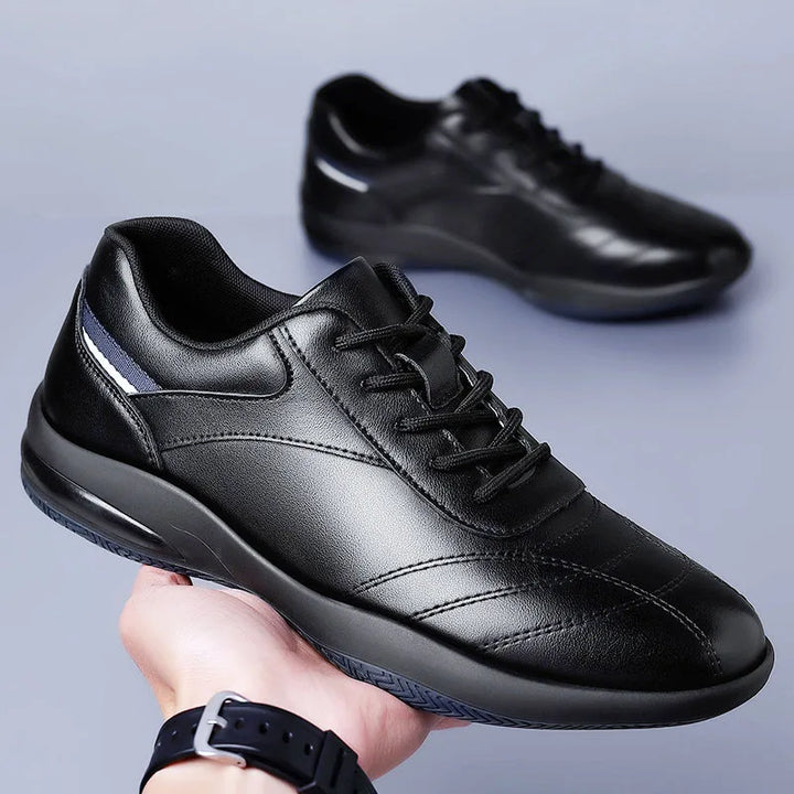 Genuine Cow Leather Sport Casual Sneakers