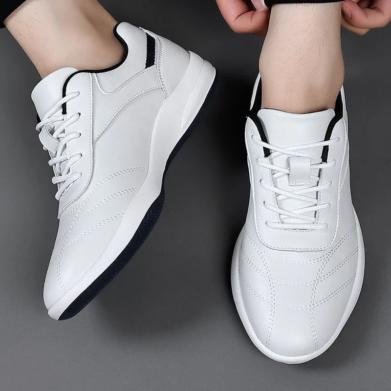 Genuine Cow Leather Sport Casual Sneakers