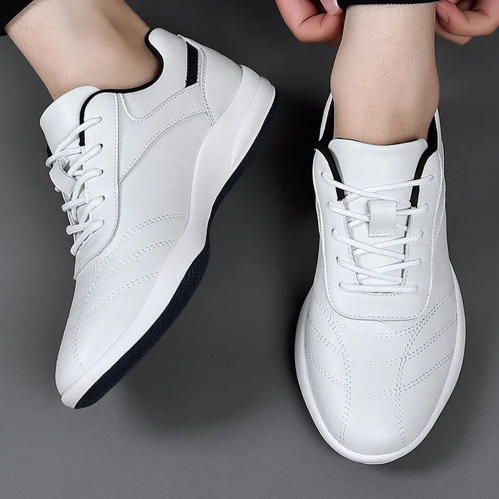Genuine Cow Leather Sport Casual Sneakers
