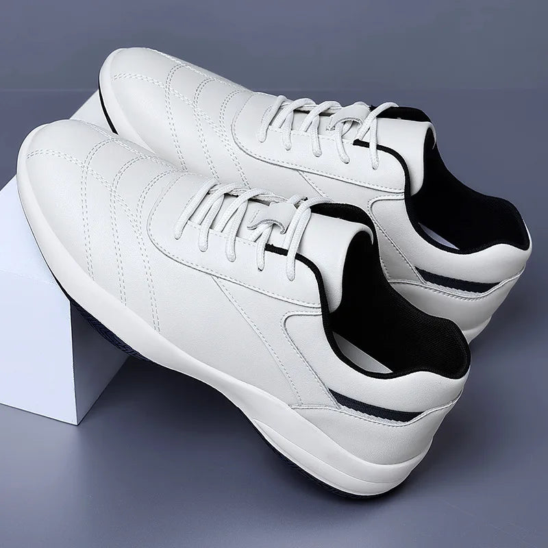 Genuine Cow Leather Sport Casual Sneakers