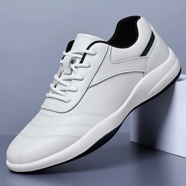 Genuine Cow Leather Sport Casual Sneakers