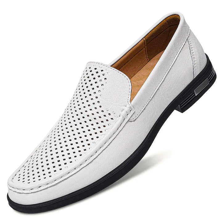Genuine Leather British Slip-On Loafers