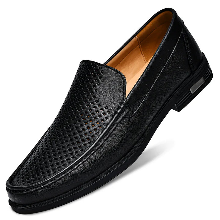 Genuine Leather British Slip-On Loafers