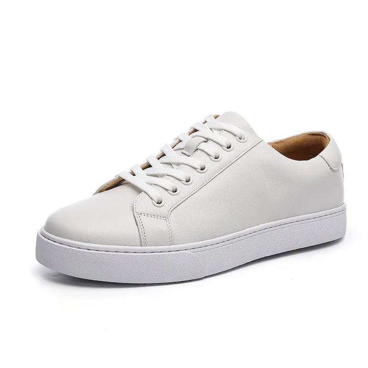 Genuine Leather Casual Sneakers
