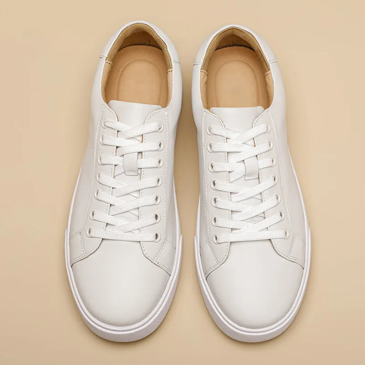 Genuine Leather Casual Sneakers