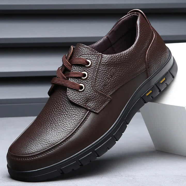 Genuine Leather Comfort Walking Shoes