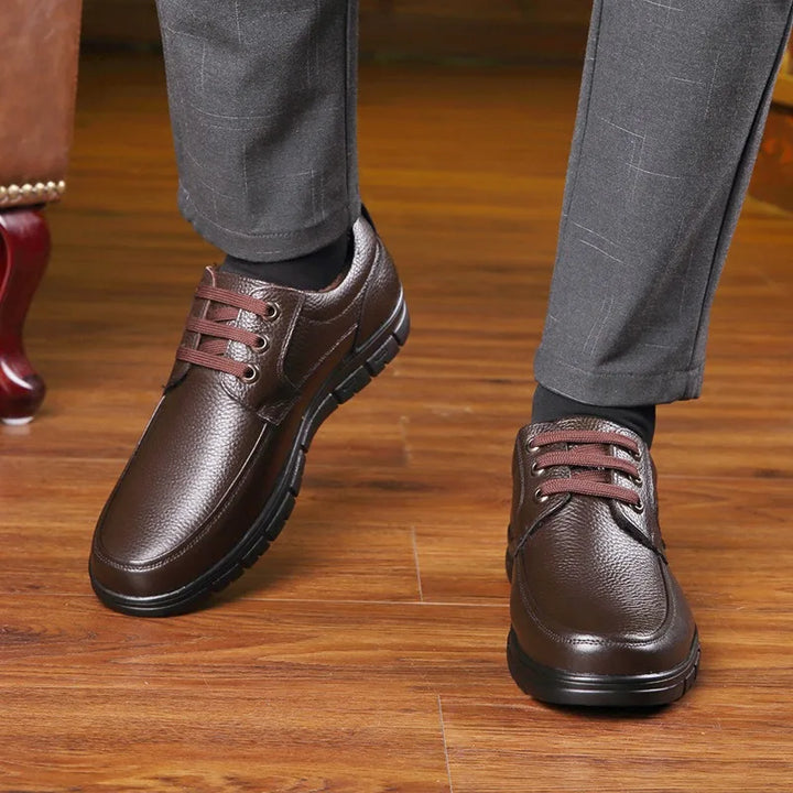 Genuine Leather Comfort Walking Shoes