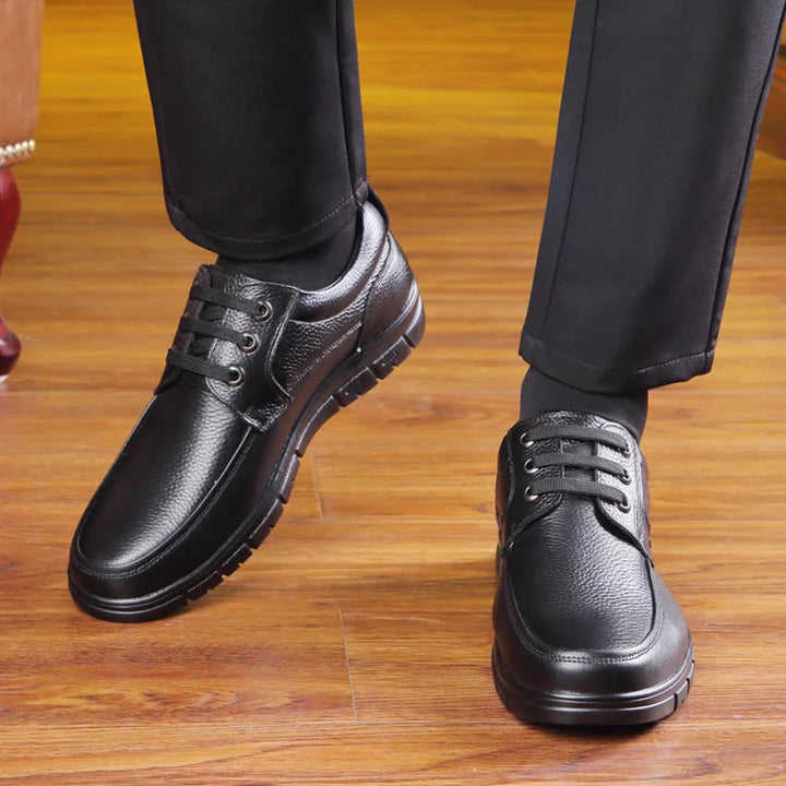 Genuine Leather Comfort Walking Shoes