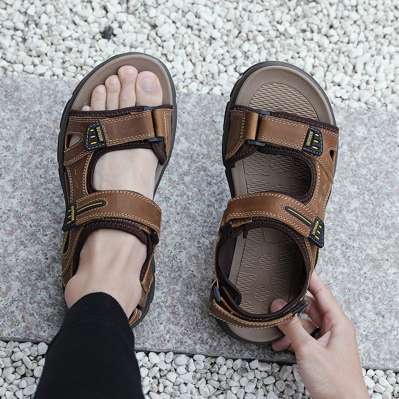 Genuine Leather Summer Sandals