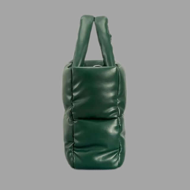 Metallic Puffer Tote Bag Designer Handbag