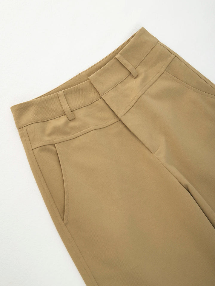 High-Waisted Wide Leg Tailored Pants