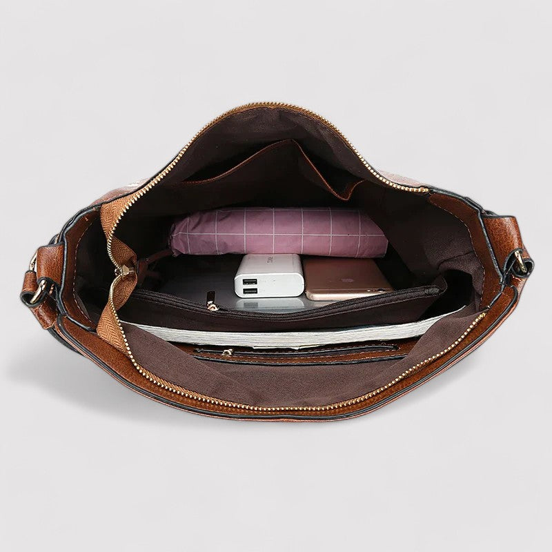 Hobo Crossbody Leather Shoulder Bag