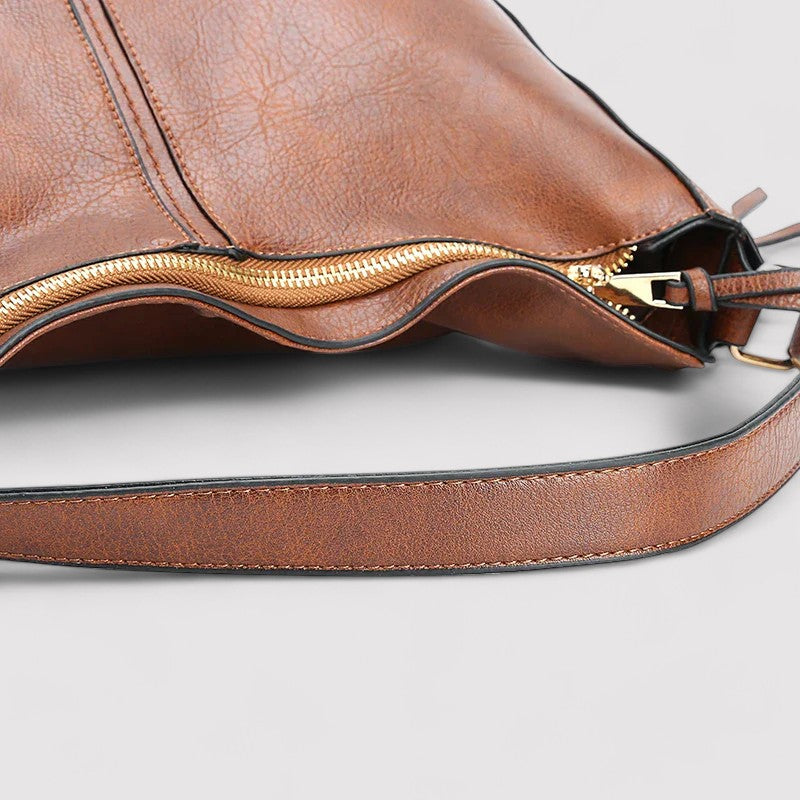 Hobo Crossbody Leather Shoulder Bag