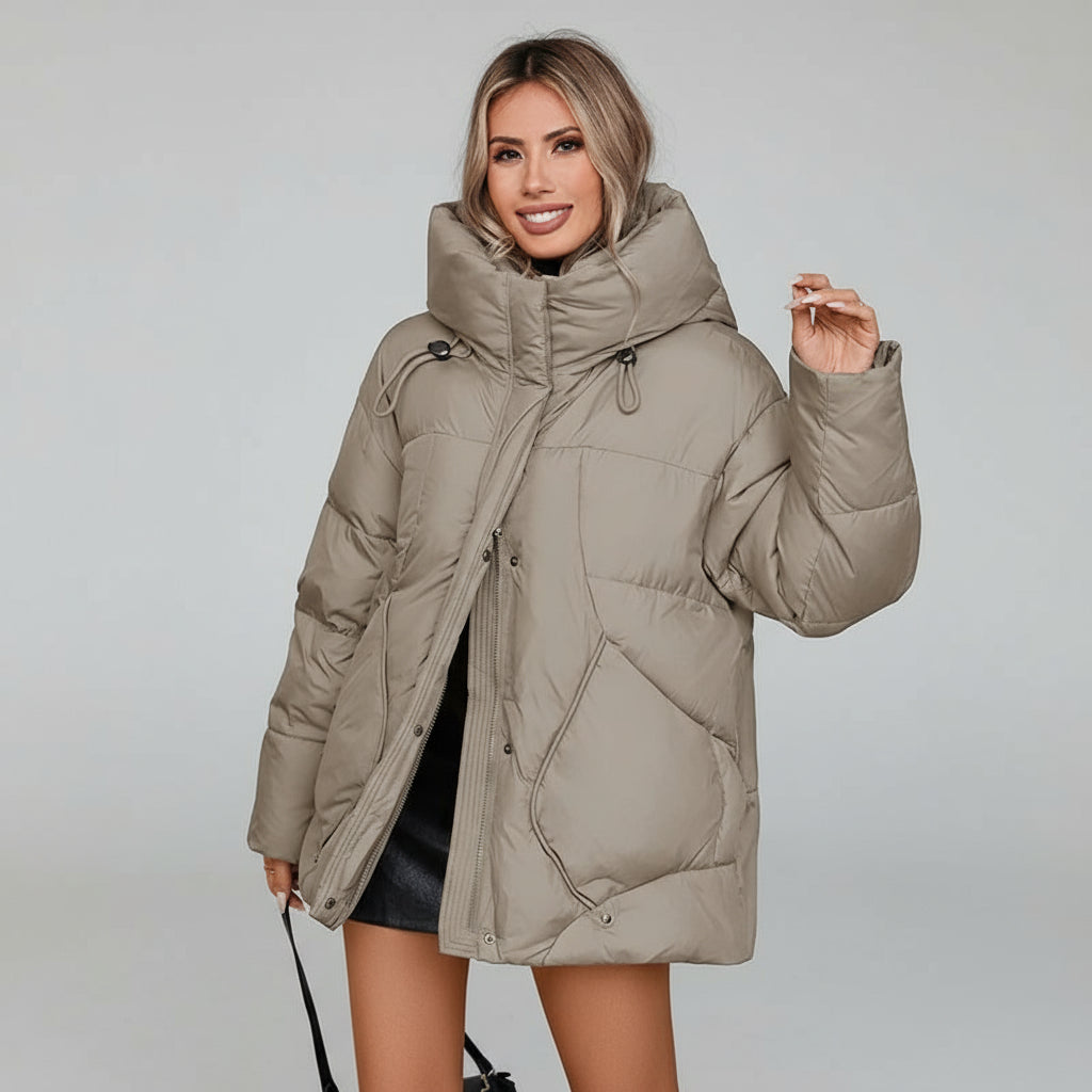 Hooded Down Puffer Winter Coat