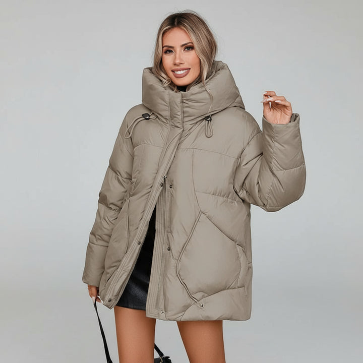 Hooded Down Puffer Winter Coat