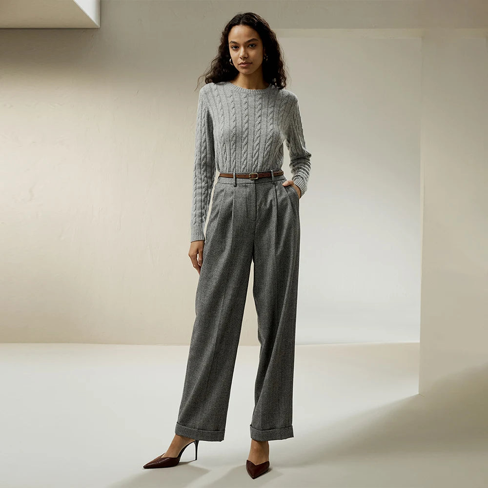 Knit Cashmere Blend Sweater