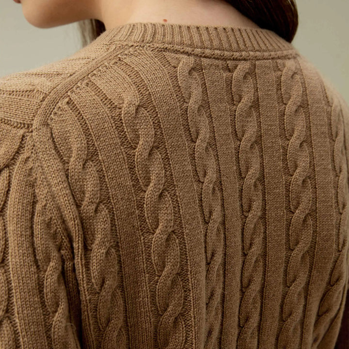 Knit Cashmere Blend Sweater