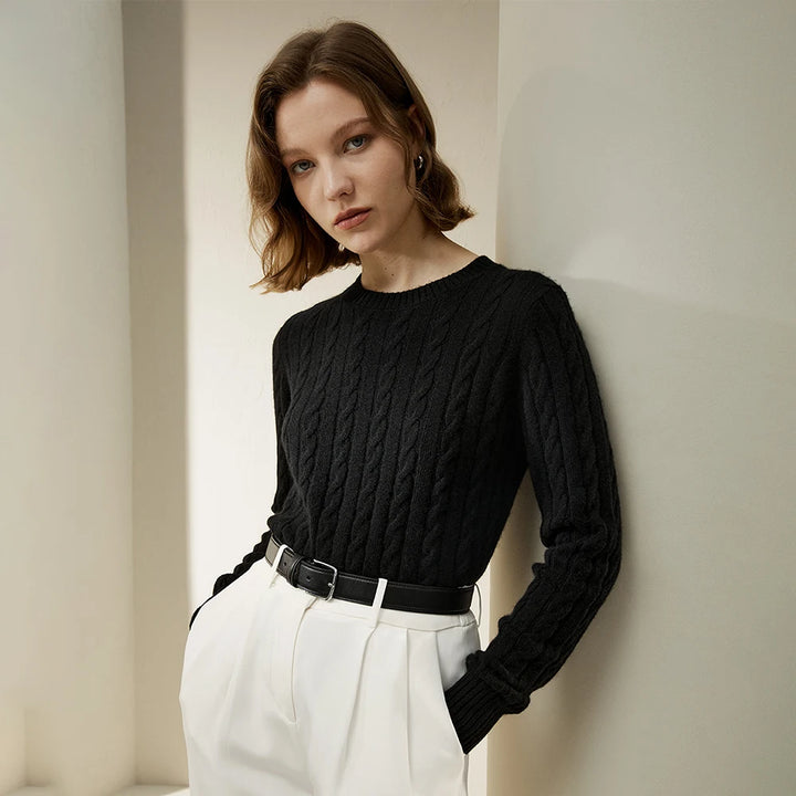 Knit Cashmere Blend Sweater