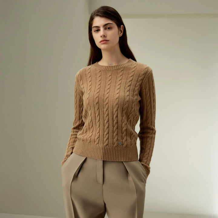 Knit Cashmere Blend Sweater