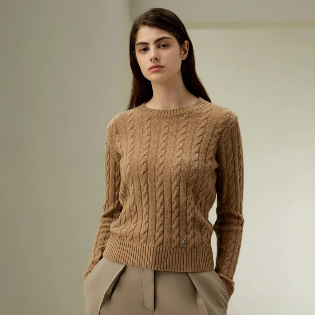 Knit Cashmere Blend Sweater