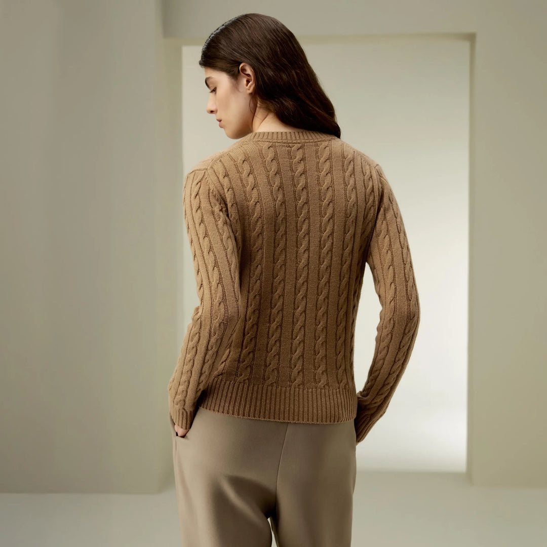 Knit Cashmere Blend Sweater