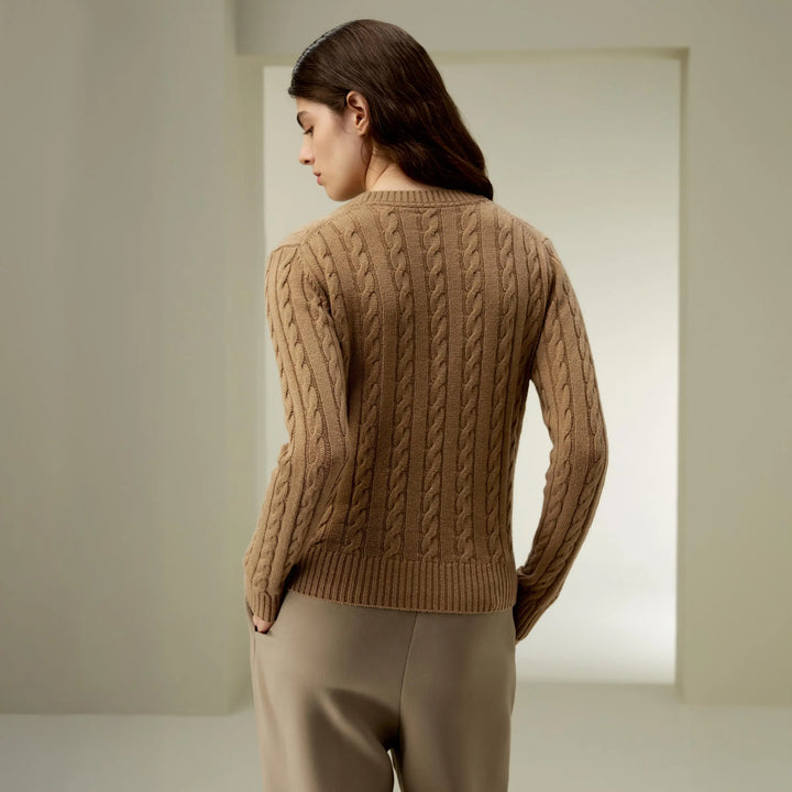 Knit Cashmere Blend Sweater