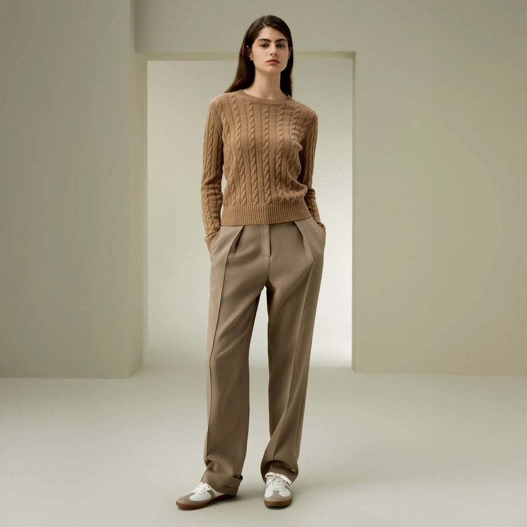 Knit Cashmere Blend Sweater