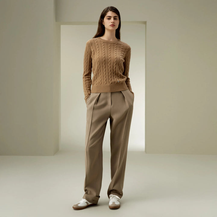 Knit Cashmere Blend Sweater