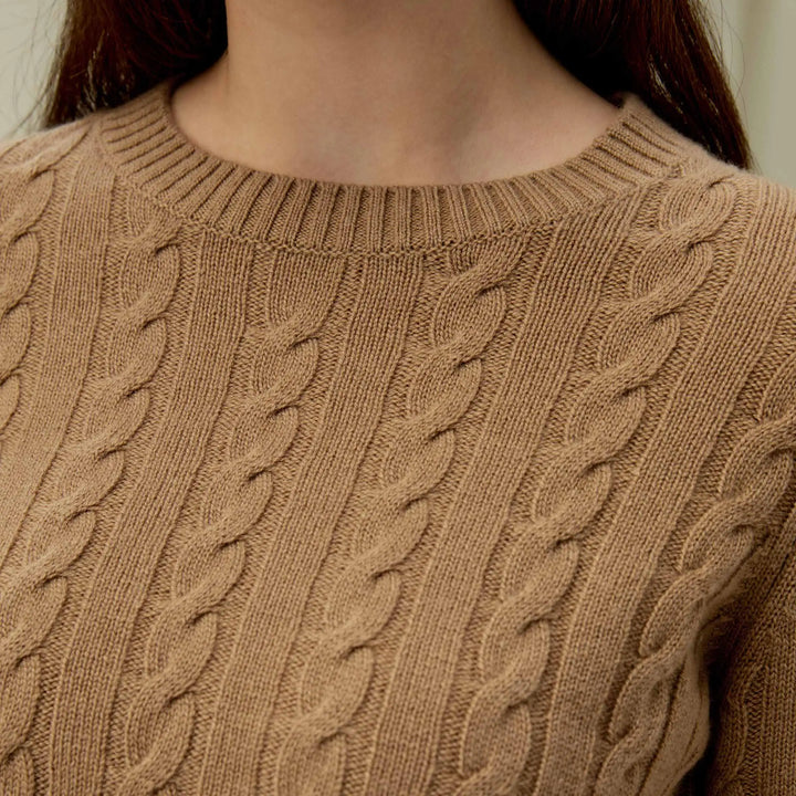 Knit Cashmere Blend Sweater