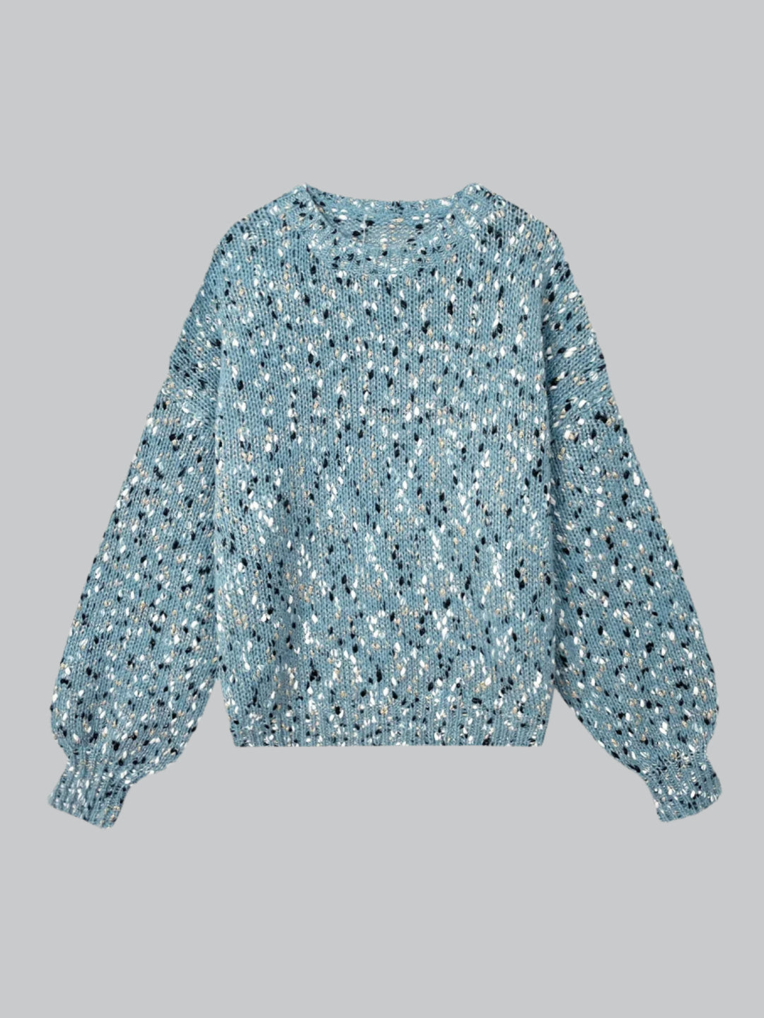 Round Neck Knit Pullover Sweater