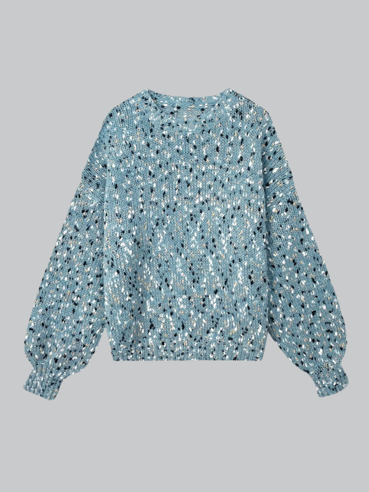 Round Neck Knit Pullover Sweater
