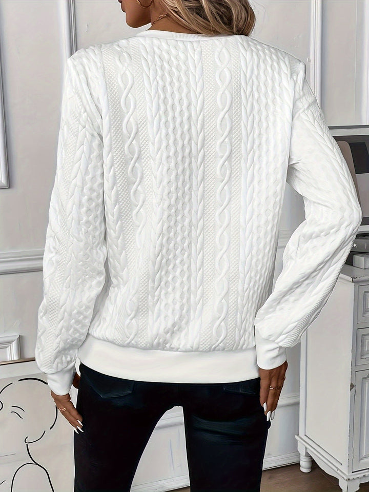 Quarter-Zip Knitted Wool Sweater
