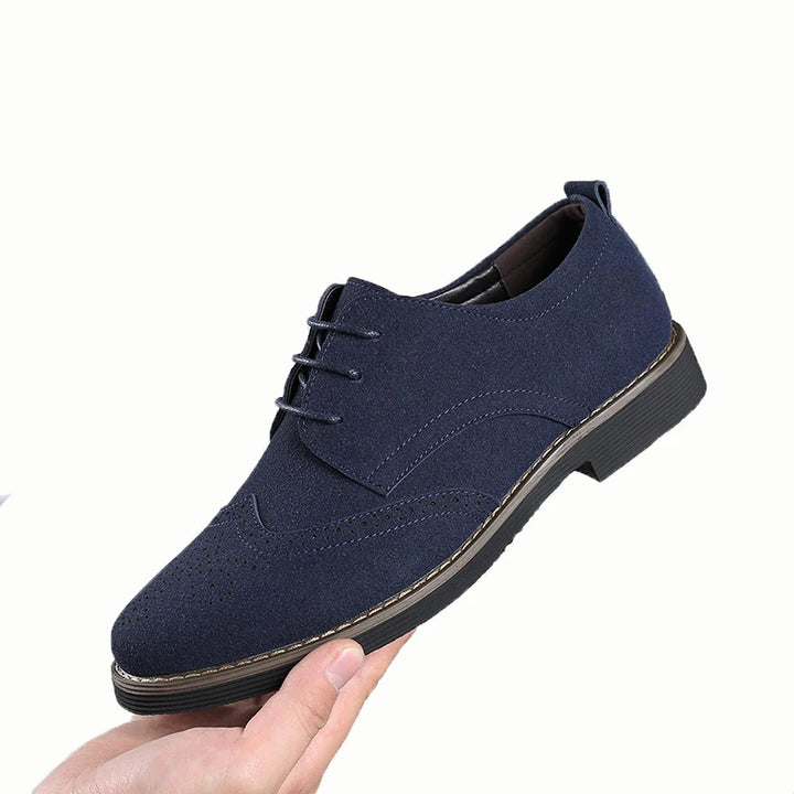 Leather Brogue Oxford Shoes
