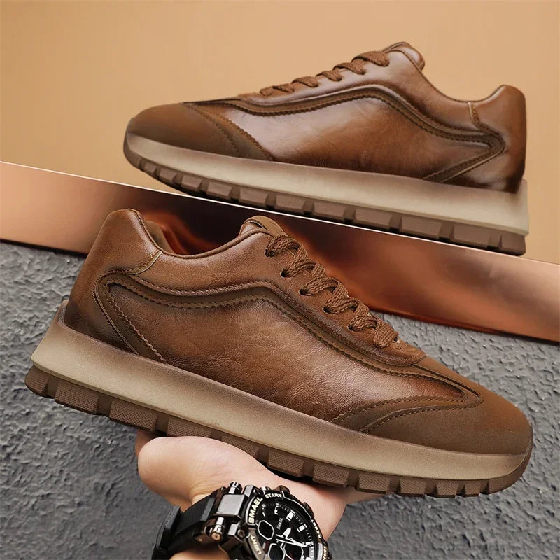 Leather Casual Comfort Sneakers