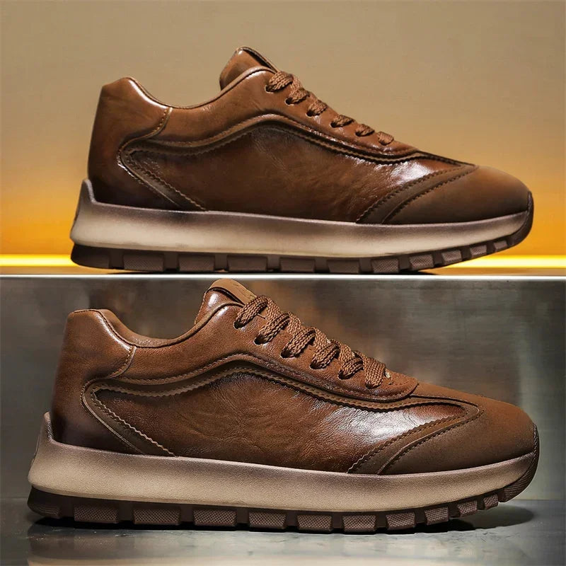 Leather Casual Comfort Sneakers