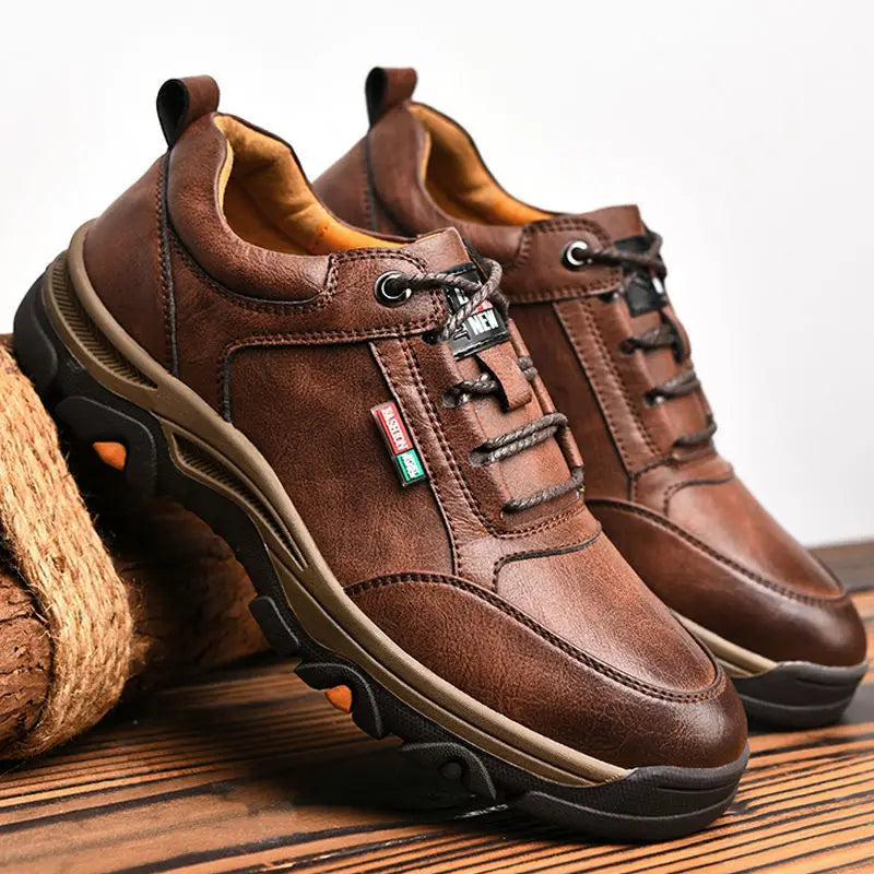 Leather Outdoor Casual Walking Shoes