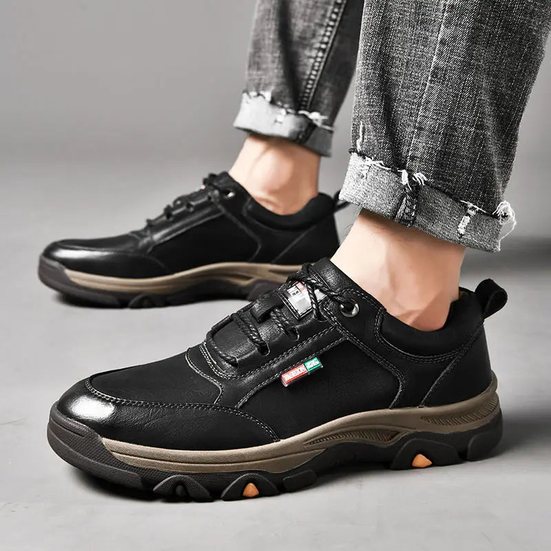 Leather Outdoor Casual Walking Shoes