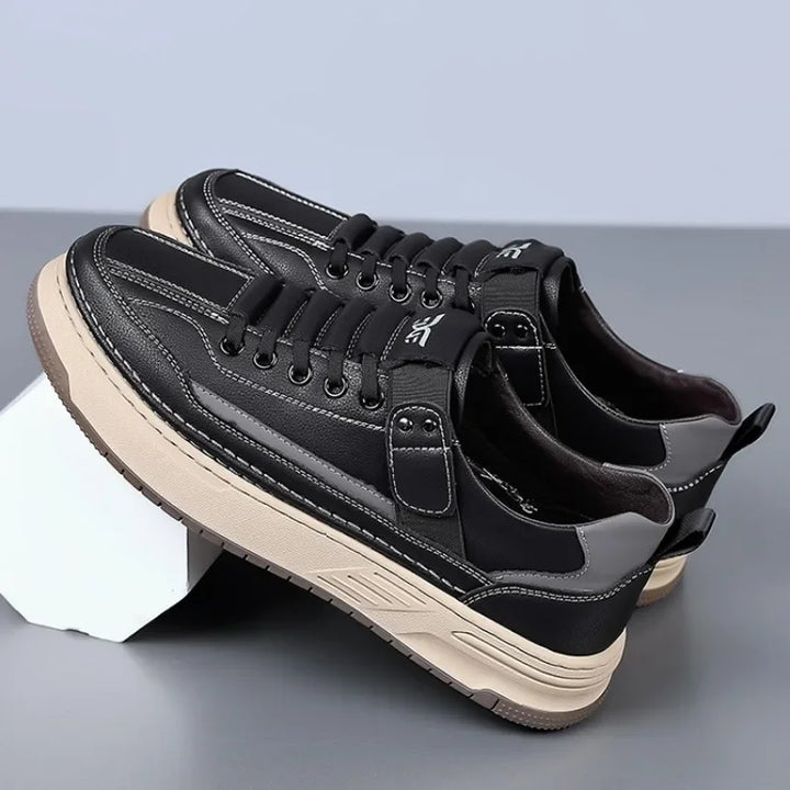 Leather Platform Fashion Sneakers