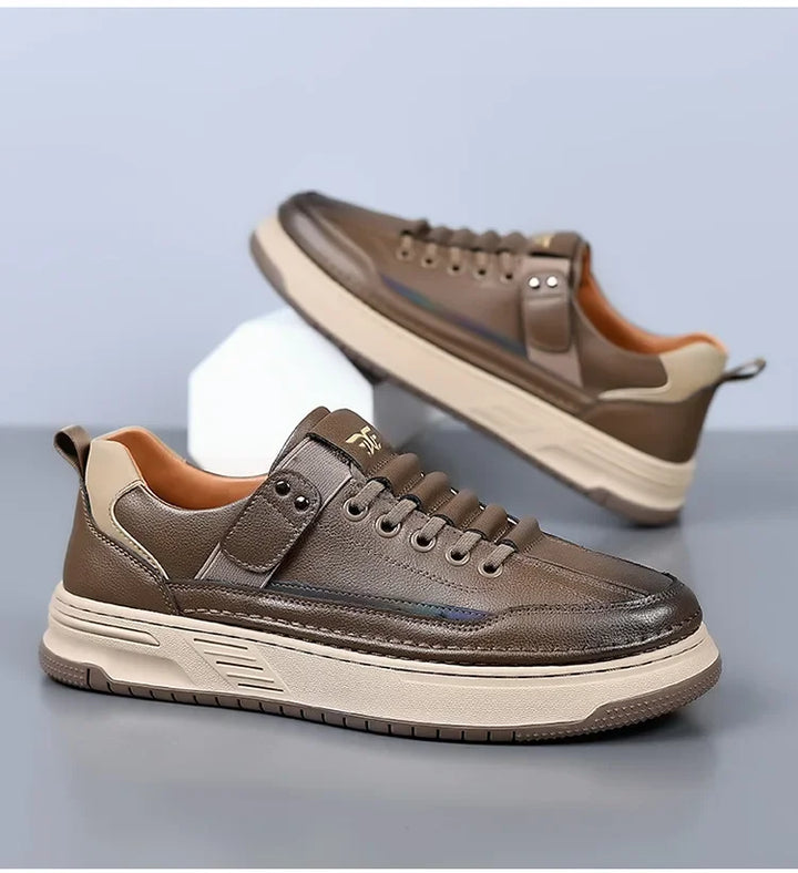 Leather Platform Fashion Sneakers