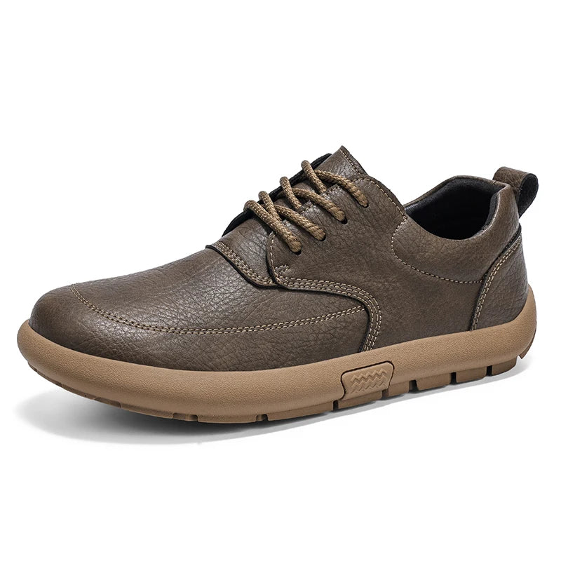 Leather Walking Sneakers