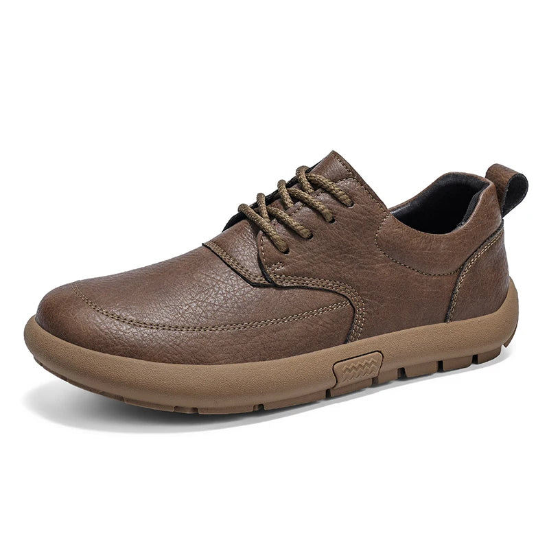 Leather Walking Sneakers