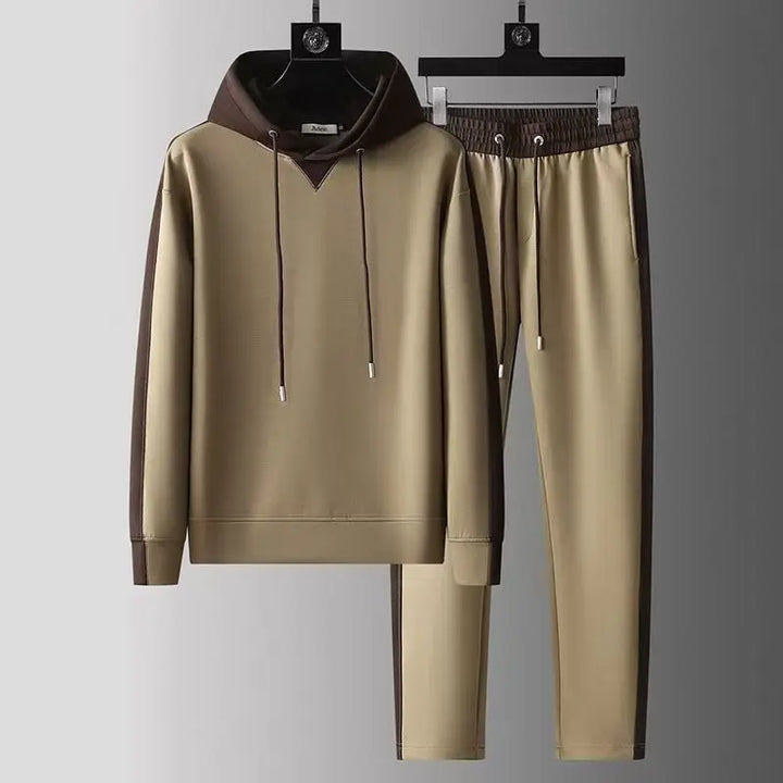 Light Casual Tracksuit Hooded Two-Piece Set