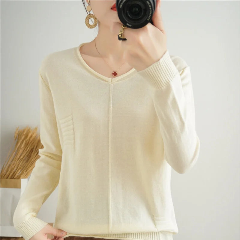Lightweight Knit Pullover Sweater