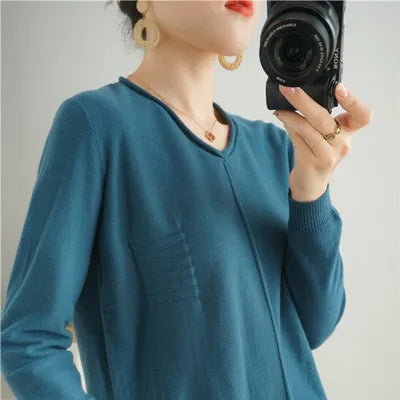 Lightweight Knit Pullover Sweater