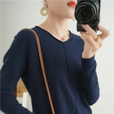 Lightweight Knit Pullover Sweater