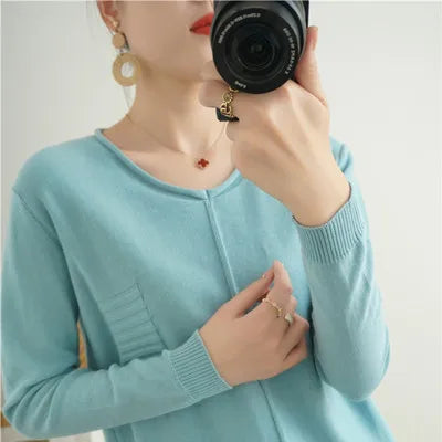 Lightweight Knit Pullover Sweater