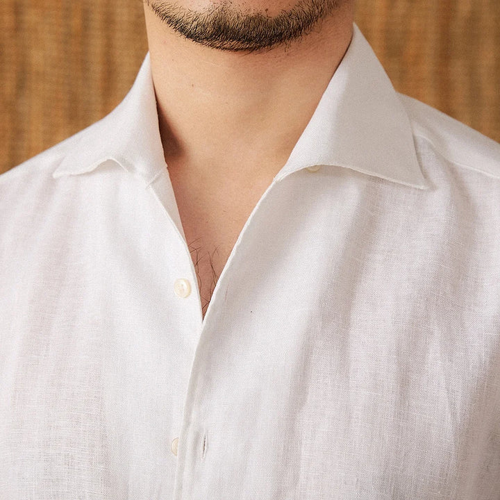 Lightweight Linen Button-Up Shirt