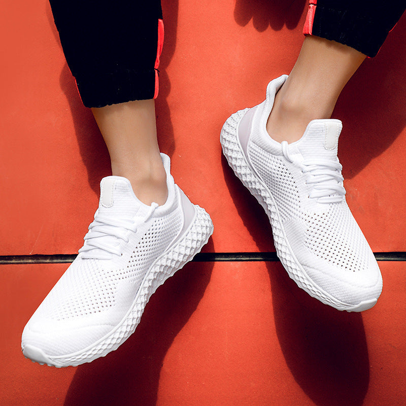 Lightweight Mesh Lace Comfy Sneakers
